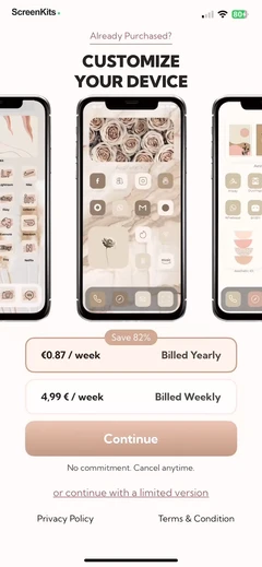 Aesthetic Kit- Live Wallpapers paywalls UI screen 12