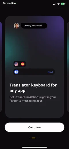 Translator Guru- Voice & Text mobile app UI screen 10