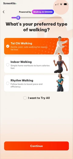 walkup-weight-loss-tracker mobile app UI screen 6