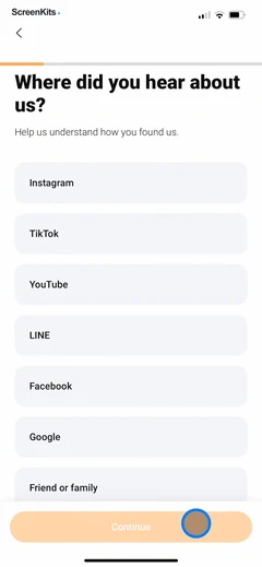 Meshitora- Track My Calories mobile app UI screen 12
