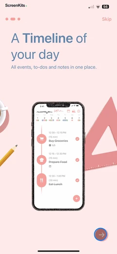 Structured- Daily Planner Todo mobile app UI screen 8