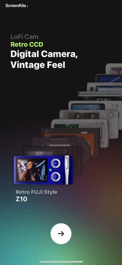 LoFi Cam: Film Digital Camera mobile app UI screen 7