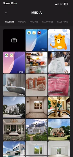 Filto- AI Photo & Video Editor mobile app UI screen 12