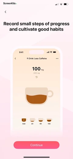 Habit Tracker mobile app UI screen 10