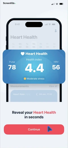 Heartica- Heart Rate Monitor mobile app UI screen 11