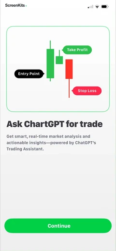 TradeGPT mobile app UI screen 6