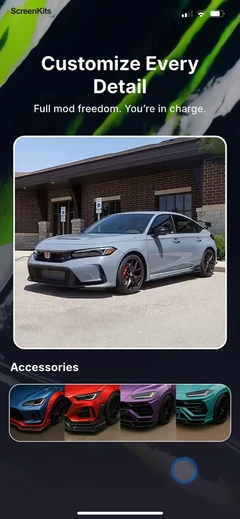 AI Car Designer Modify & Tune mobile app UI screen 11
