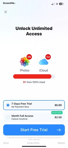 AI Cleaner: Storage Cleaner paywalls UI screen 11