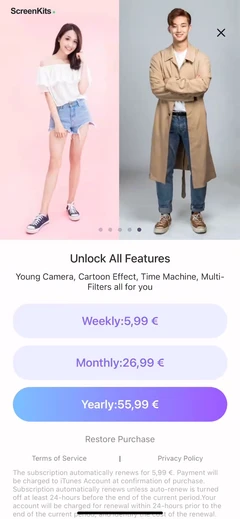 Piscmate - Photo Editor paywalls UI screen 9