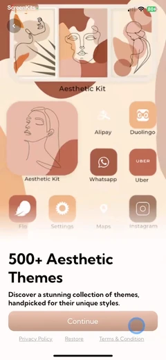 Aesthetic Kit- Live Wallpapers mobile app UI screen 8