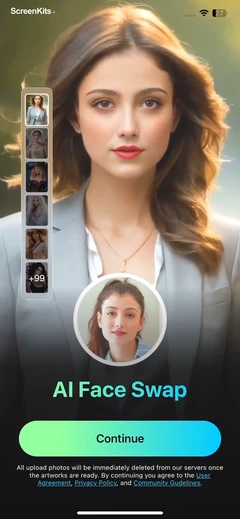 AI Art Generator,Photo Enhance mobile app UI screen 11