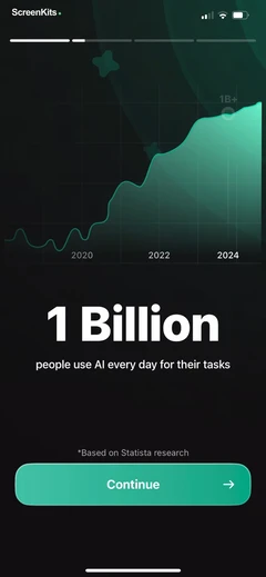 Ask Assist - AI Chat Bot mobile app UI screen 5