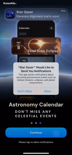 Star Gazer - Astronomy Sky Map permissions UI screen 8