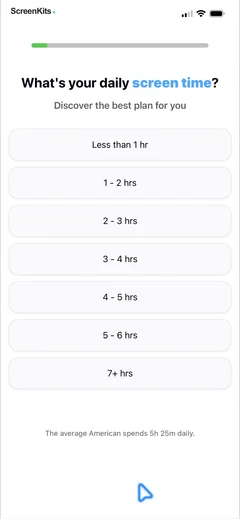 blockin-screen-time-for-focus mobile app UI screen 3