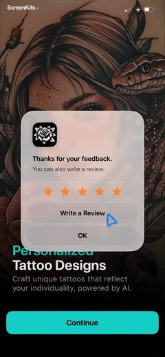 tattoo-ai-design-generator-ink mobile app UI screen 10