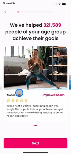 Workout for Women- Home & Gym mobile app UI screen 8