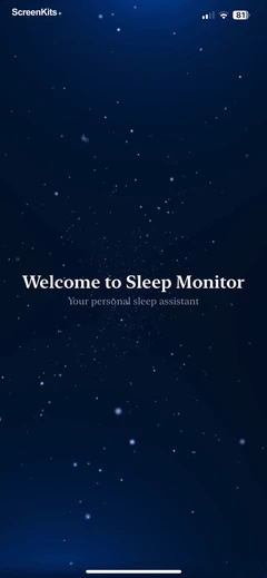 Sleep Monitor- Sleep Tracker onboarding UI screen 5