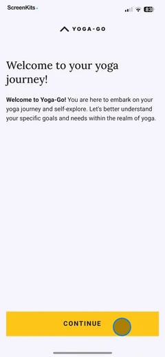 Yoga-Go- Tai Chi & Pilates onboarding UI screen 11