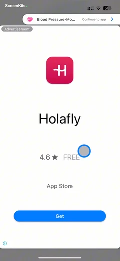 Blood Pressure-Monitor Tracker mobile app UI screen 5