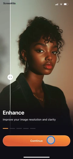 AI Photo Editor- Lynsify mobile app UI screen 5