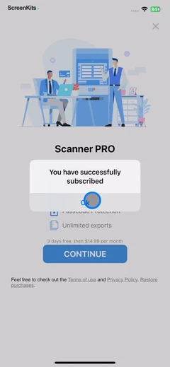 PDF & Document Scanner. paywalls UI screen 9