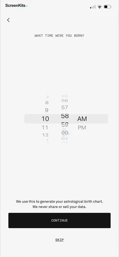 Co–Star Personalized Astrology mobile app UI screen 10
