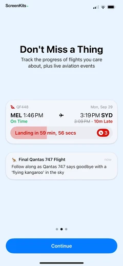 Plane Finder ⁃ Flight Tracker mobile app UI screen 5