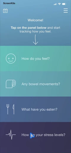 bowelle-the-ibs-tracker mobile app UI screen 9