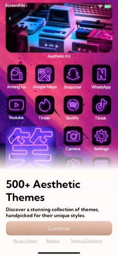 Aesthetic Kit- Live Wallpapers mobile app UI screen 9