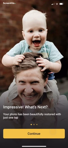 Renew - Restore Old Photos AI mobile app UI screen 11