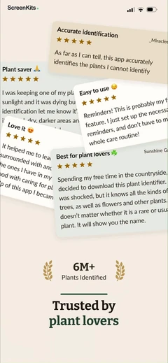 Plant Identification-Plantaria mobile app UI screen 9
