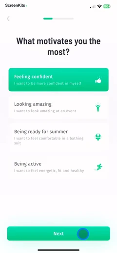 30 Day Fitness - Home Workout mobile app UI screen 10