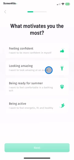 30 Day Fitness - Home Workout mobile app UI screen 8