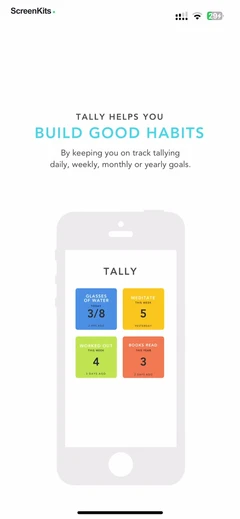 Tally: The Anything Tracker mobile app UI screen 7