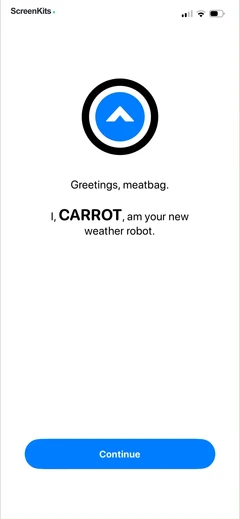 CARROT Weather- Alerts & Radar mobile app UI screen 12