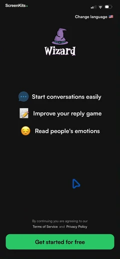 social-wizard-up-ur-game mobile app UI screen 3