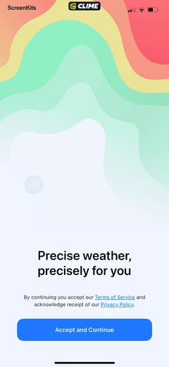 Clime- NOAA Weather Radar Live mobile app UI screen 3