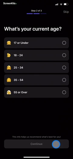 Cosplay- Future Baby Generator mobile app UI screen 9