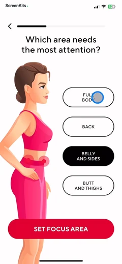 Wall Pilates by Fit & Lean mobile app UI screen 10