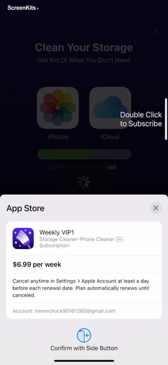 Storage Cleaner-Phone Cleaner mobile app UI screen 4