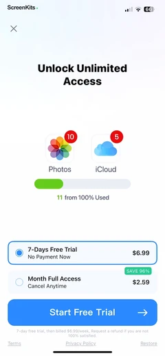 AI Cleaner: Storage Cleaner paywalls UI screen 10