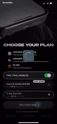 Clear Wave paywalls UI screen 10