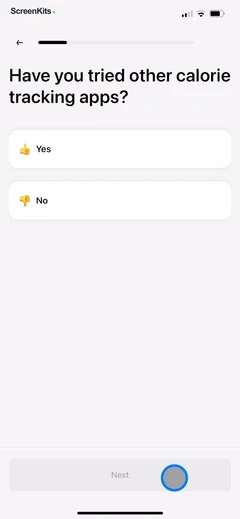 CalZen mobile app UI screen 12