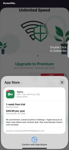 vpn-fast-vpn-proxy mobile app UI screen 11