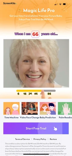 Magic Life-Face Swap&Effects paywalls UI screen 9