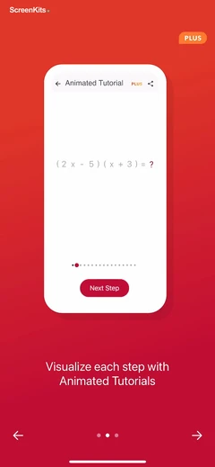 Photomath mobile app UI screen 5