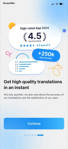 Speak & Translate - Translator mobile app UI screen 12