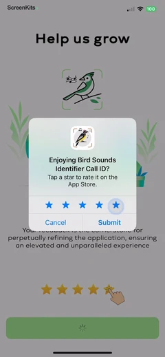 Bird Sounds Identifier Call ID mobile app UI screen 8