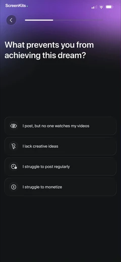 blow-up-go-viral-with-ai mobile app UI screen 8
