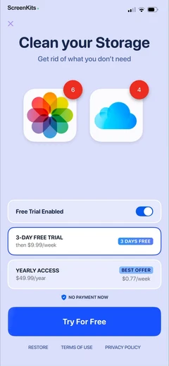 Clean Up Now- AI Cleaner paywalls UI screen 8